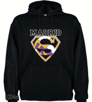 Sudadera Futbol Capucha -Super-Madrid
