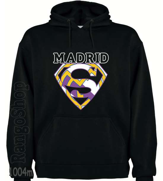 Sudadera Futbol Capucha -Super-Madrid