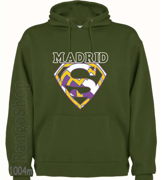 Sudadera Futbol Capucha -Super-Madrid - Imagen 2