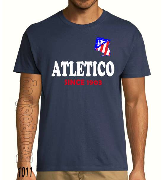 camiseta futbol algodon - atletico...since - Imagen 4