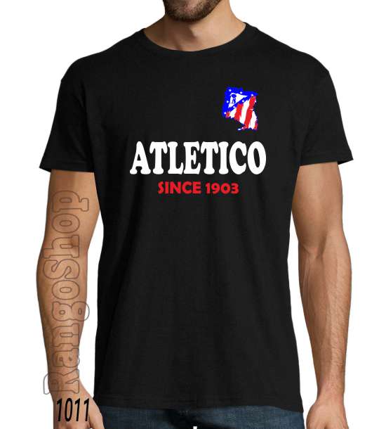 camiseta futbol algodon - atletico...since - Imagen 2