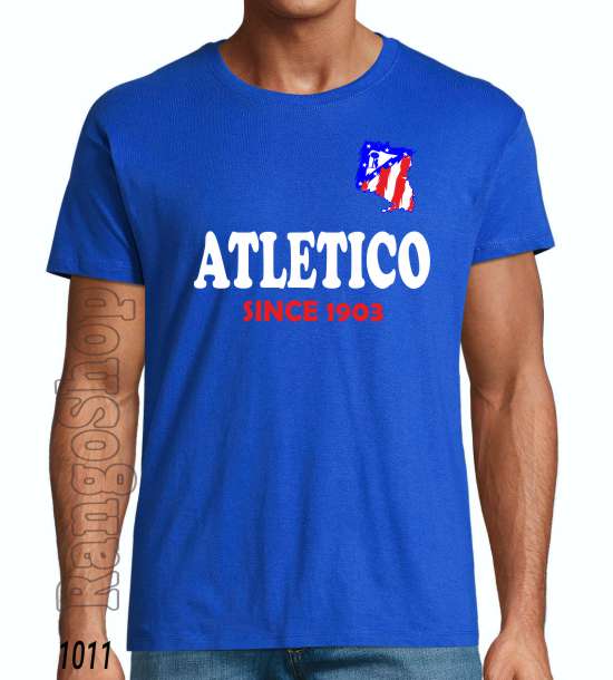 camiseta futbol algodon - atletico...since - Imagen 3