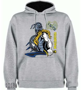Sudadera Futbol Capucha -Vikingo-Espada