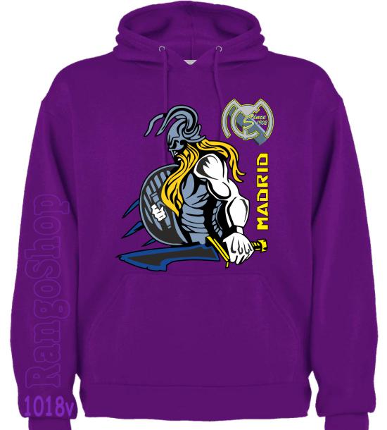 Sudadera Futbol Capucha -Vikingo-Espada - Imagen 3