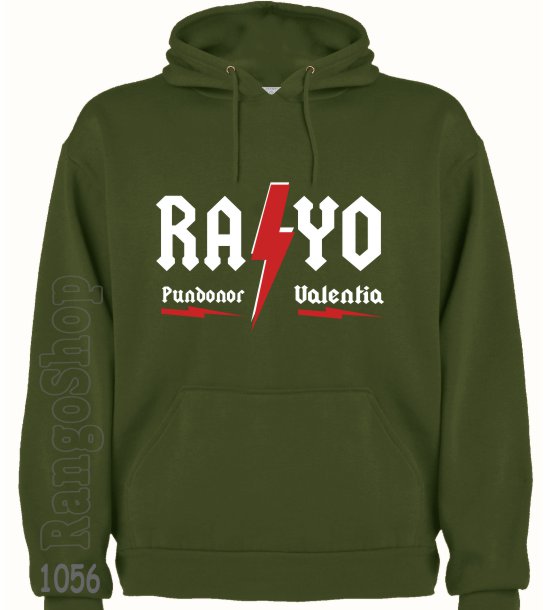Sudadera Futbol Capucha -Rayo ACDC - Imagen 2