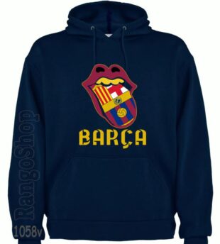 Sudadera Futbol Capucha -Barca-Roling