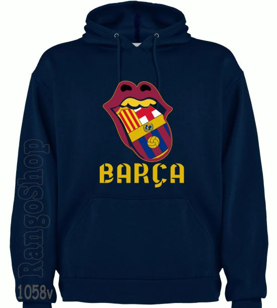 Sudadera Futbol Capucha -Barca-Roling
