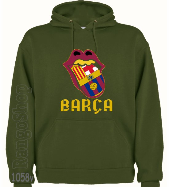 Sudadera Futbol Capucha -Barca-Roling - Imagen 3